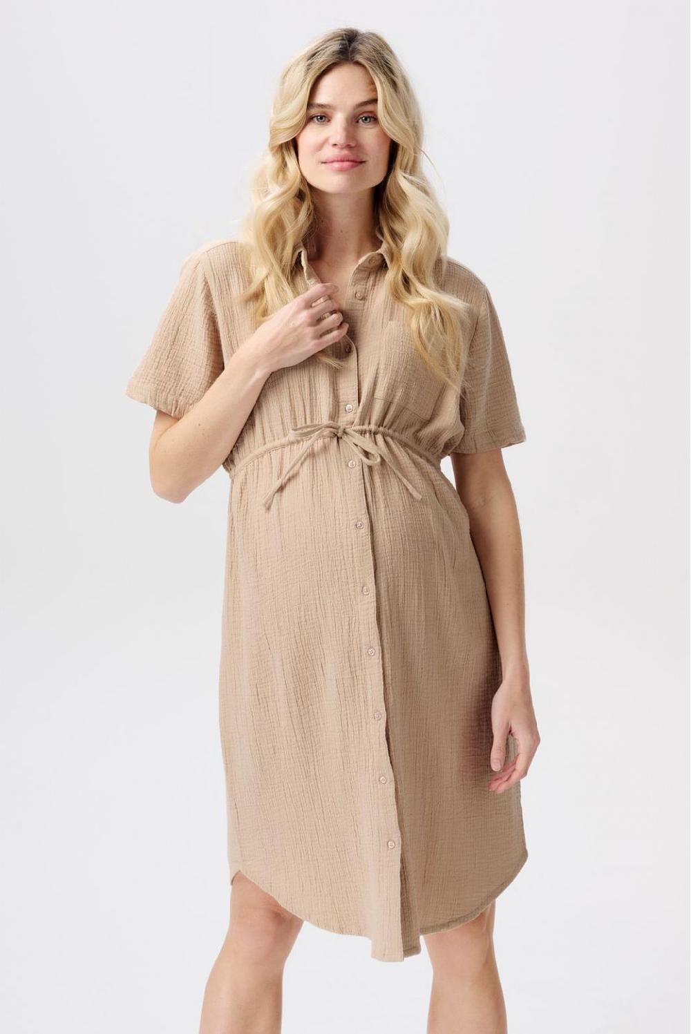 noppies Jurk met voedingsfunctie Jamaira - White Pepper