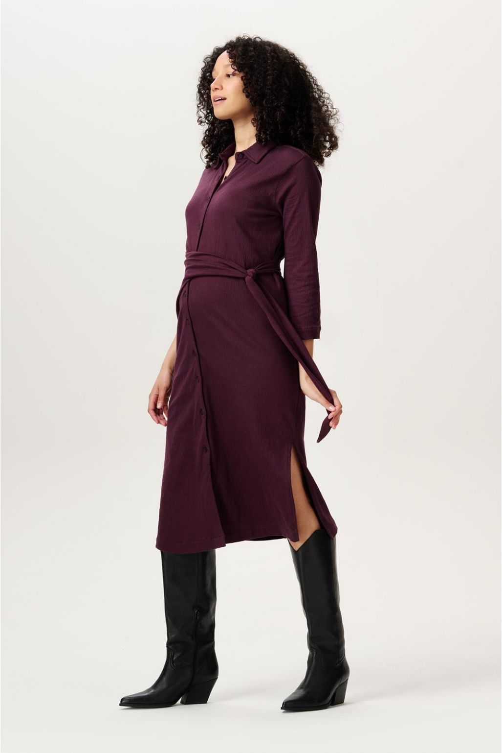 noppies Jurk met voedingsfunctie Katarina - Plum Perfect