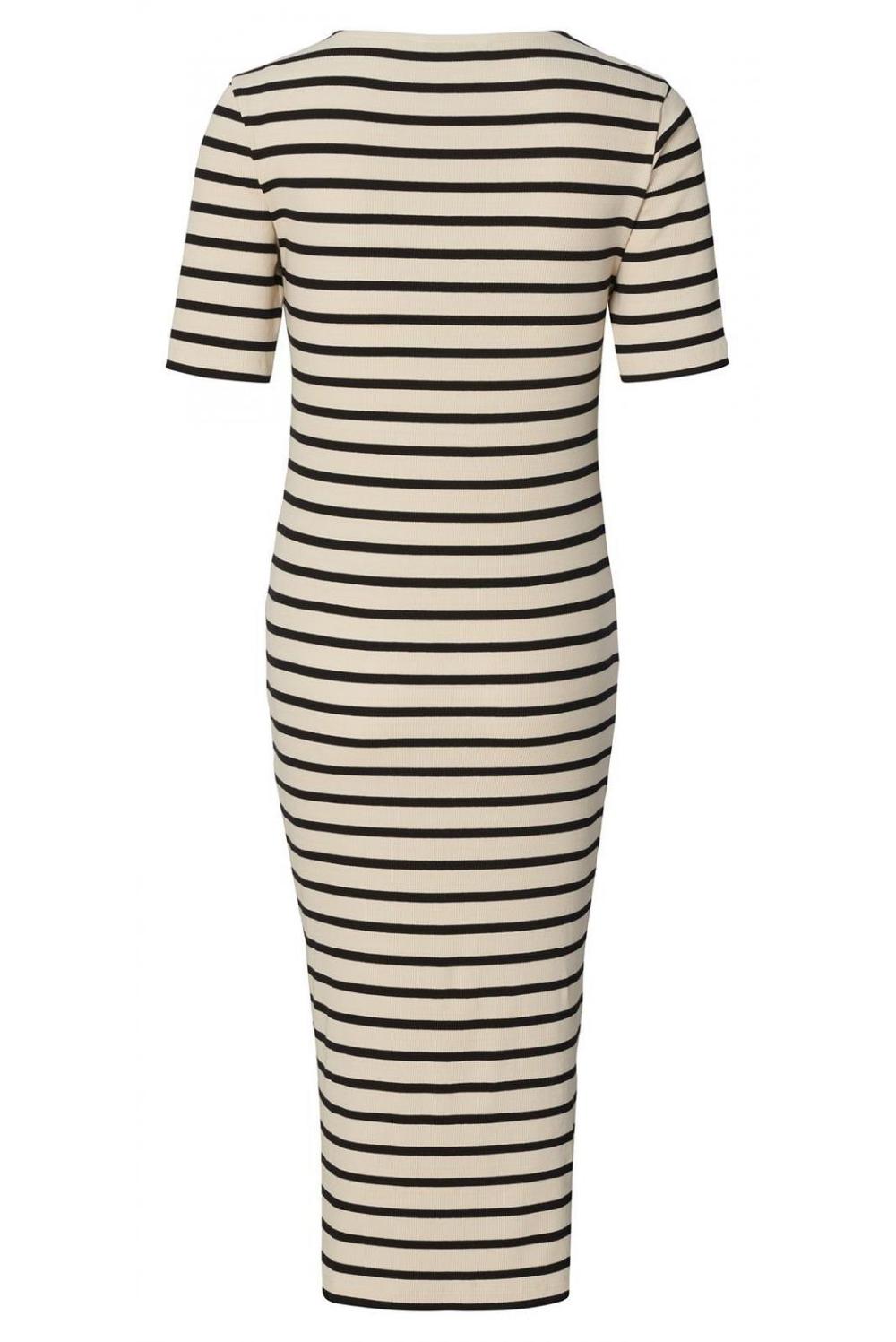 Noppies Jurk Met Voedingsfunctie Soiree - Cream Stripe