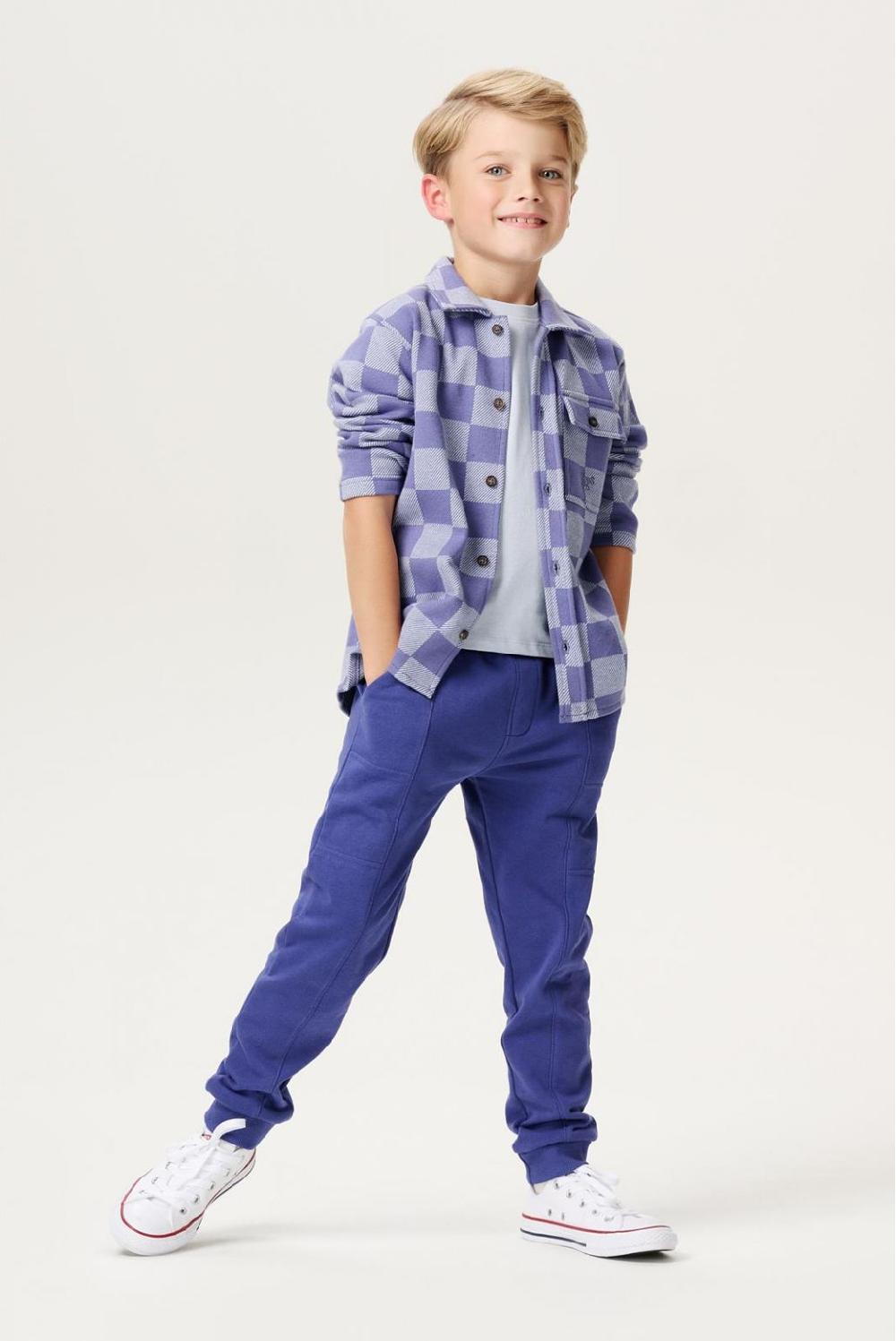 noppies Longsleeve Lynnwood - Check pattern Medium blue