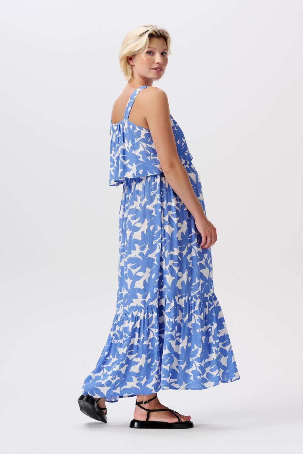 Noppies Maxi-jurk Met Voedingsfunctie Han - Cornflower Big Flower