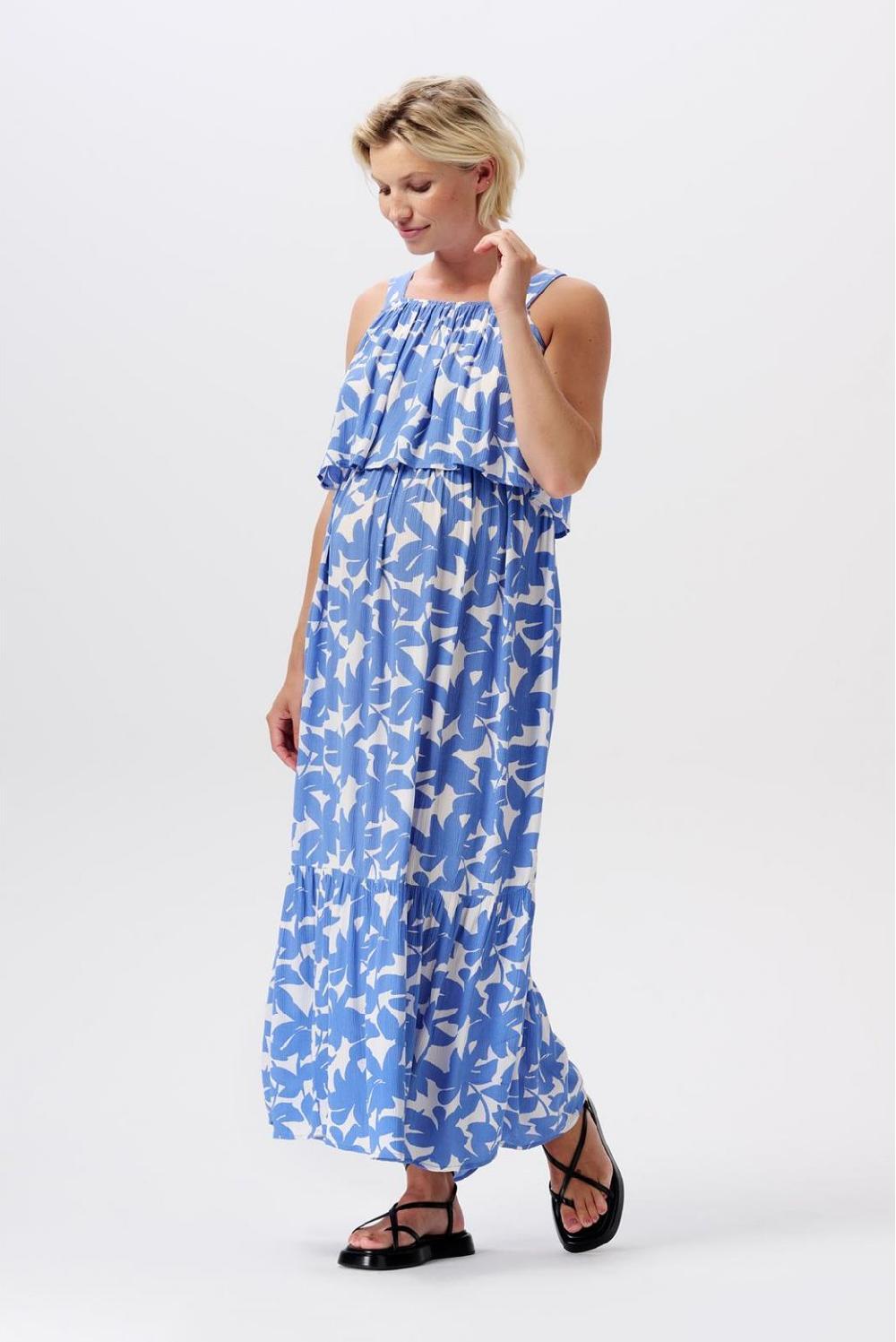 noppies Maxi-jurk met voedingsfunctie Han - Cornflower Big Flower