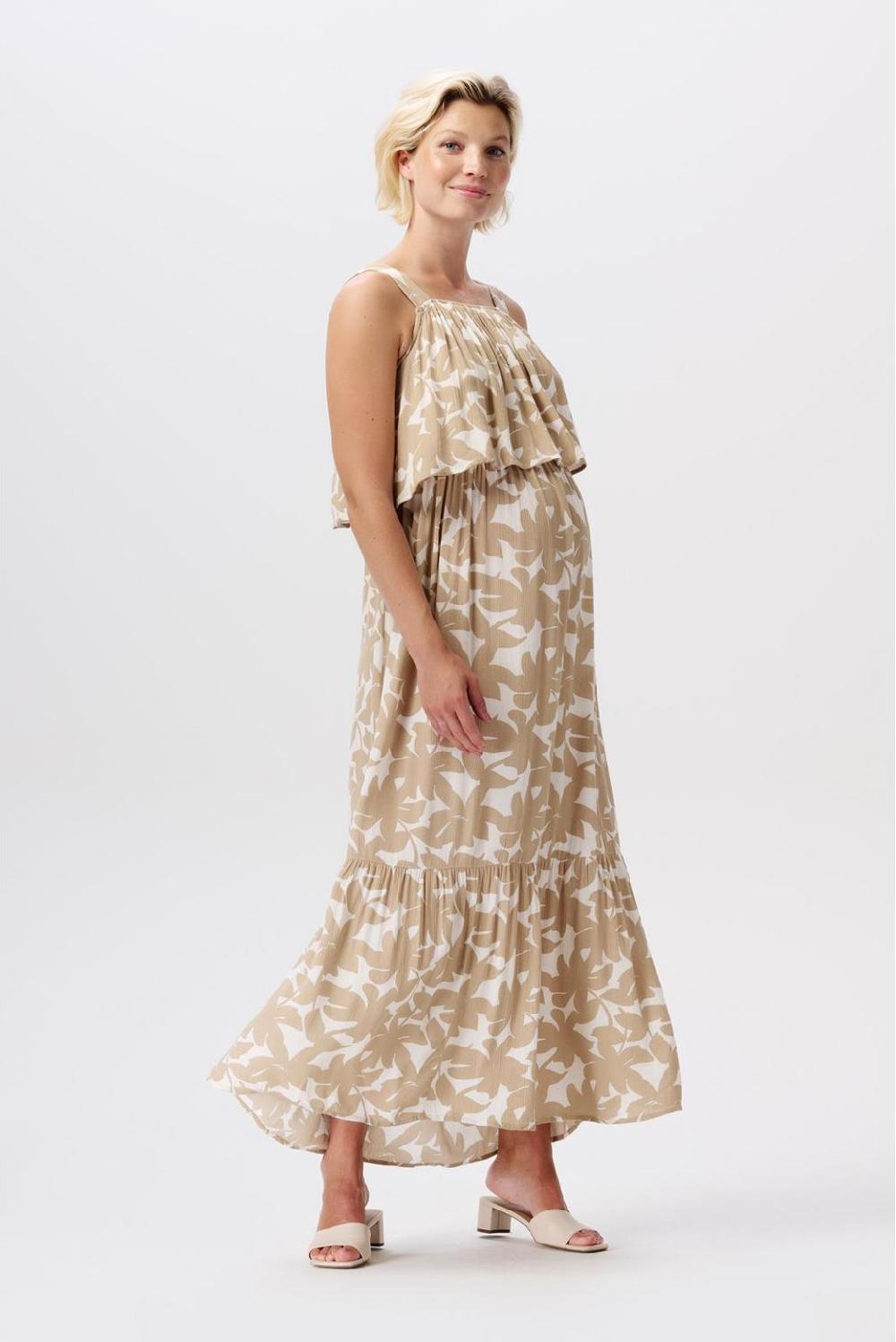 noppies Maxi-jurk met voedingsfunctie Han - White Pepper Big Flower