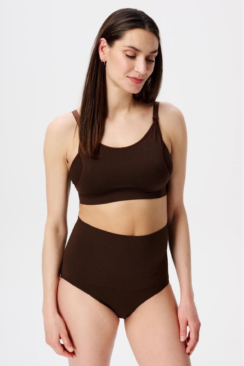noppies Naadloze slip Lee post partum Sensil Breeze - Coffee Bean