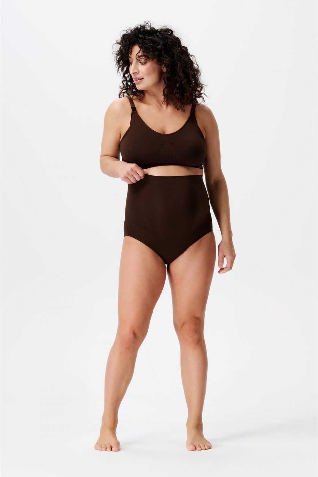 Noppies Naadloze Slip Nisa Sensil Breeze - Coffee Bean