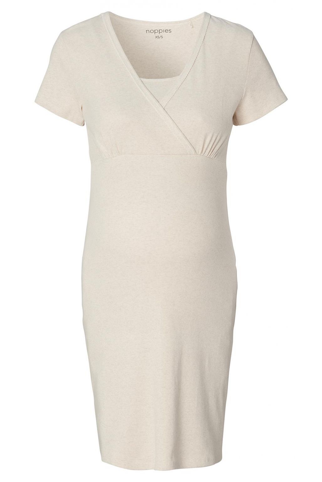 Noppies Nachtjapon Met Voedingsfunctie Tami - Oatmeal