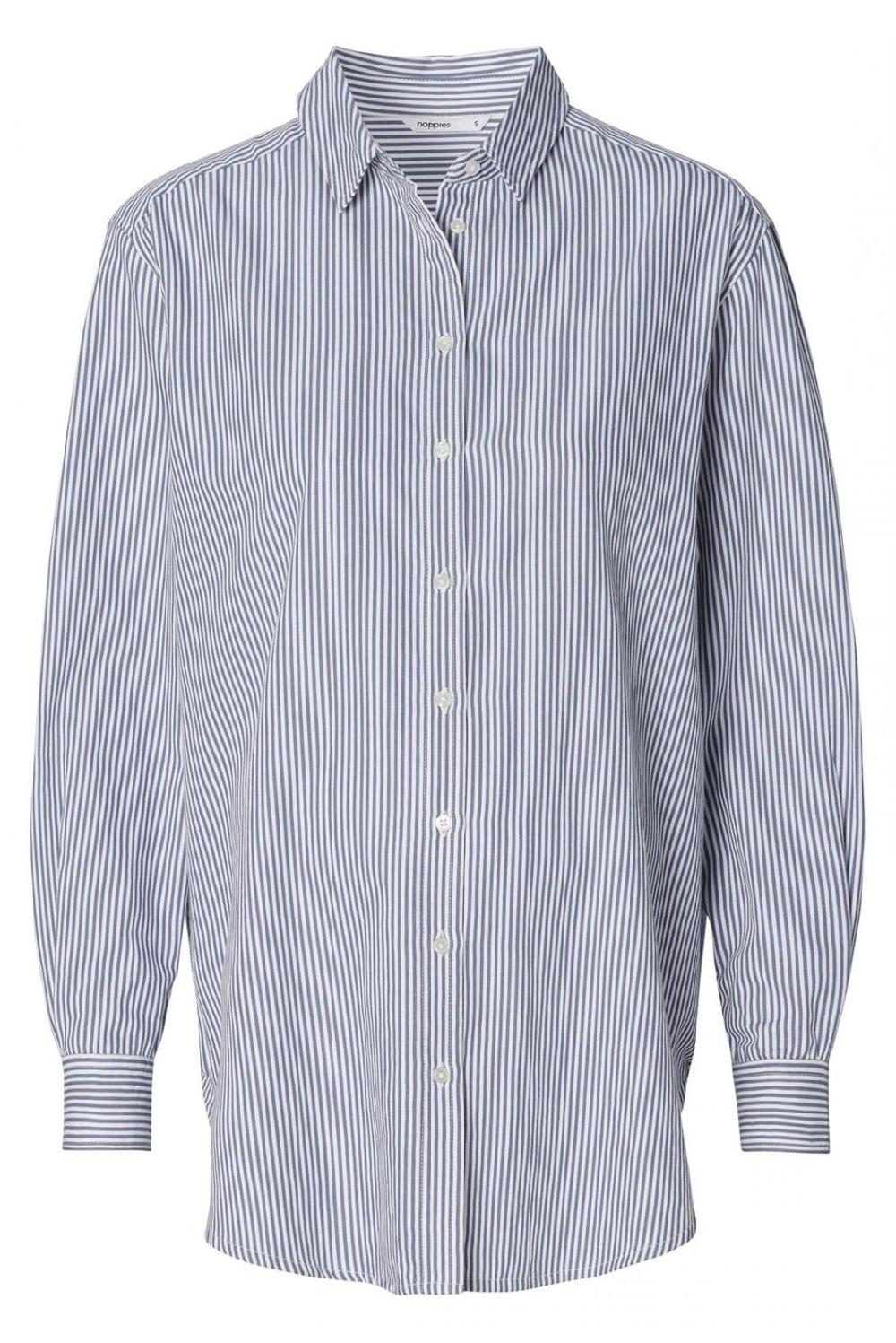 Noppies Blouse Arles - Gris Blue Stripe