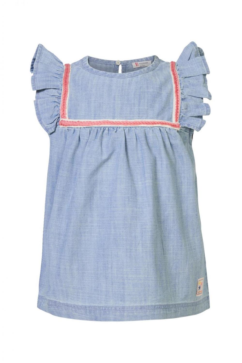 Noppies Blouse Eastmont - Light Blue Wash