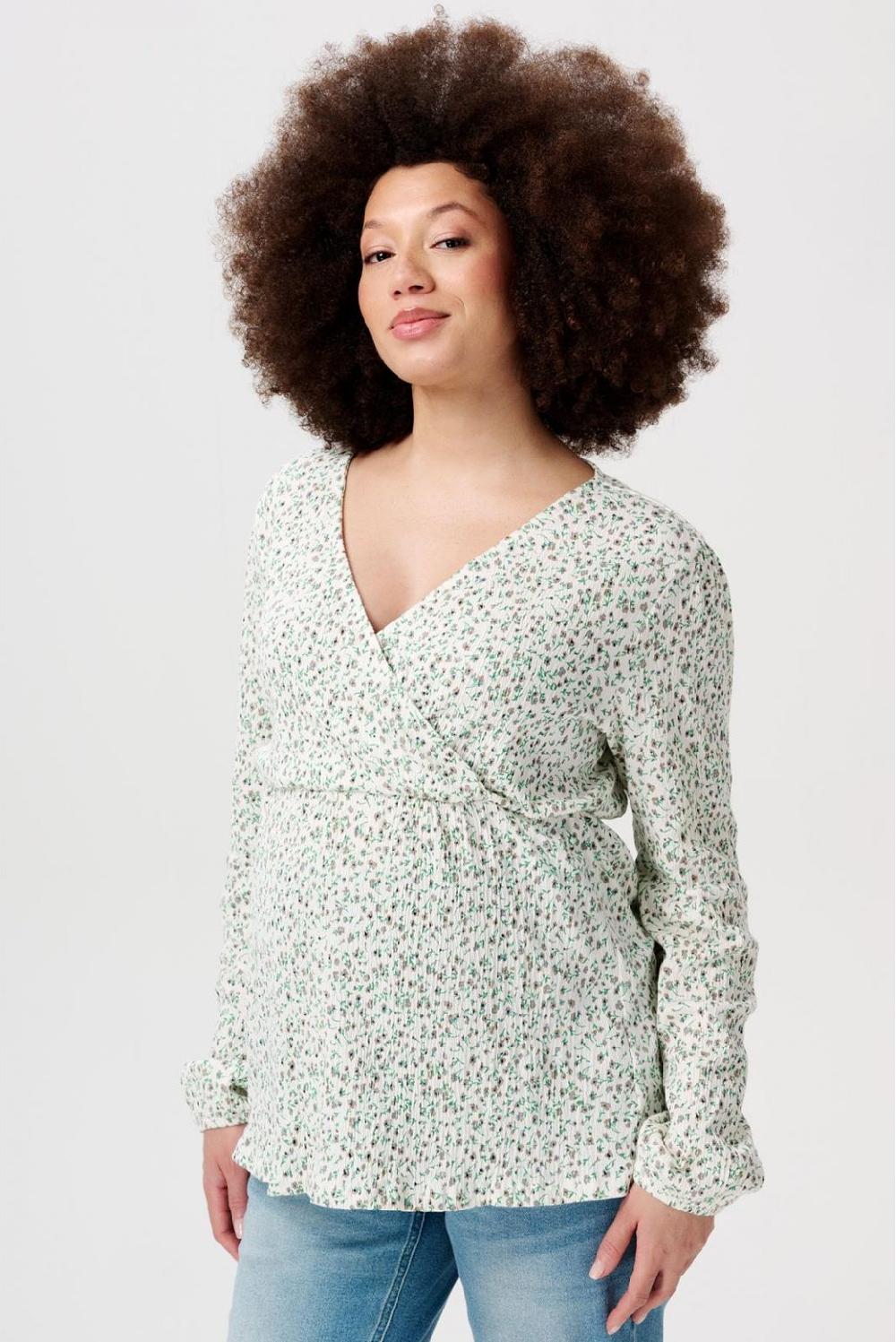 noppies Blouse Janice - Cream minimal flower