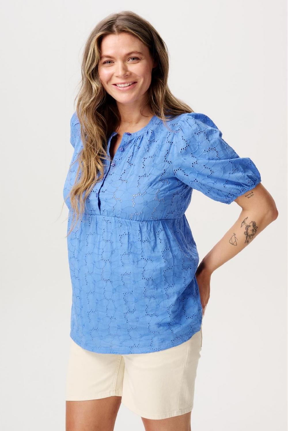 noppies Blouse Karlijn - Cornflower