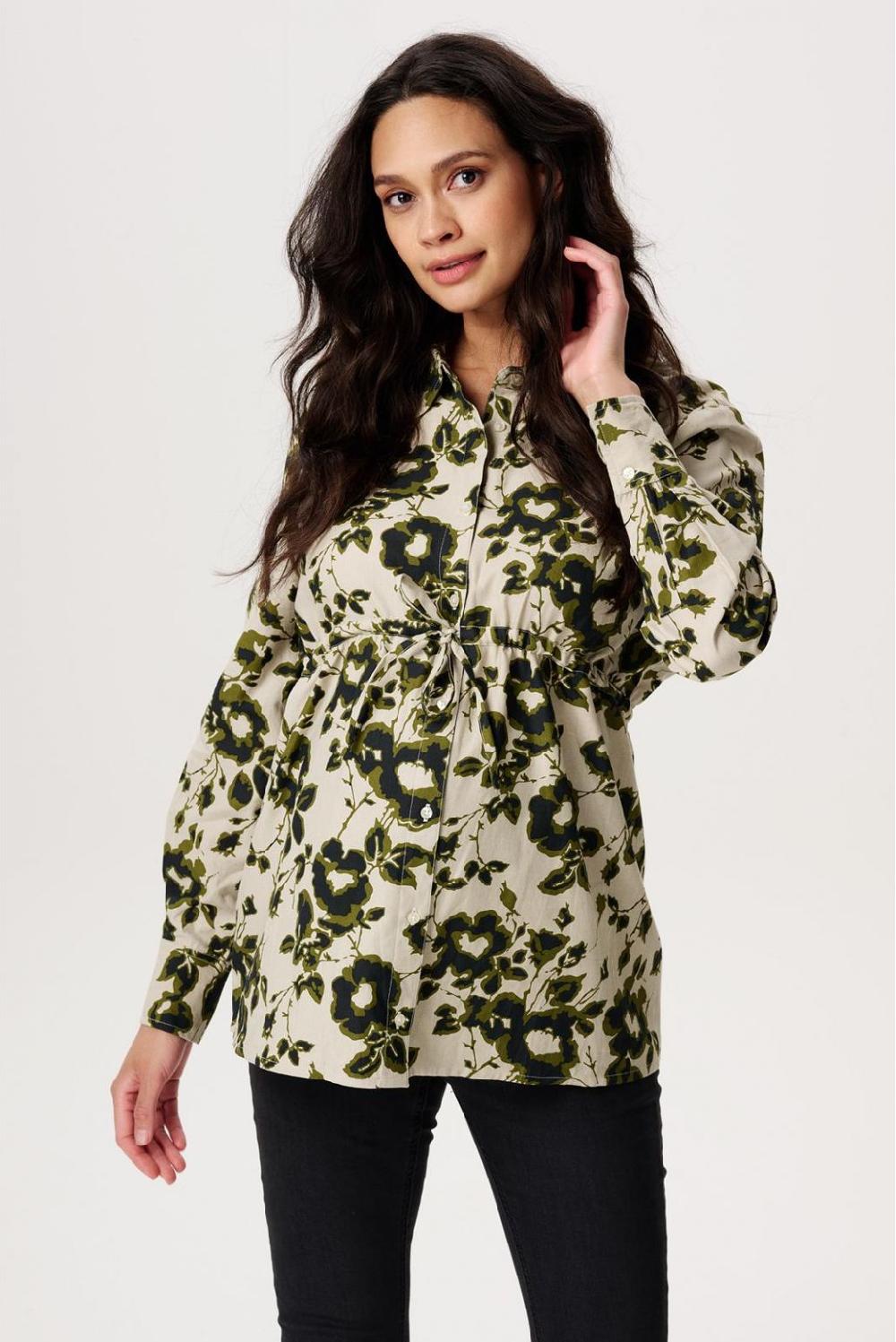 noppies Blouse Perho - Big flower Abbey Stone