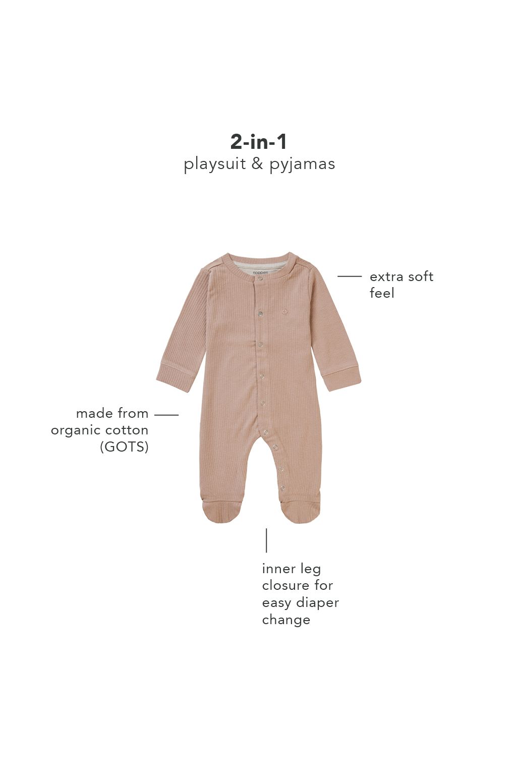 Noppies Boxpak Buford - Warm Taupe