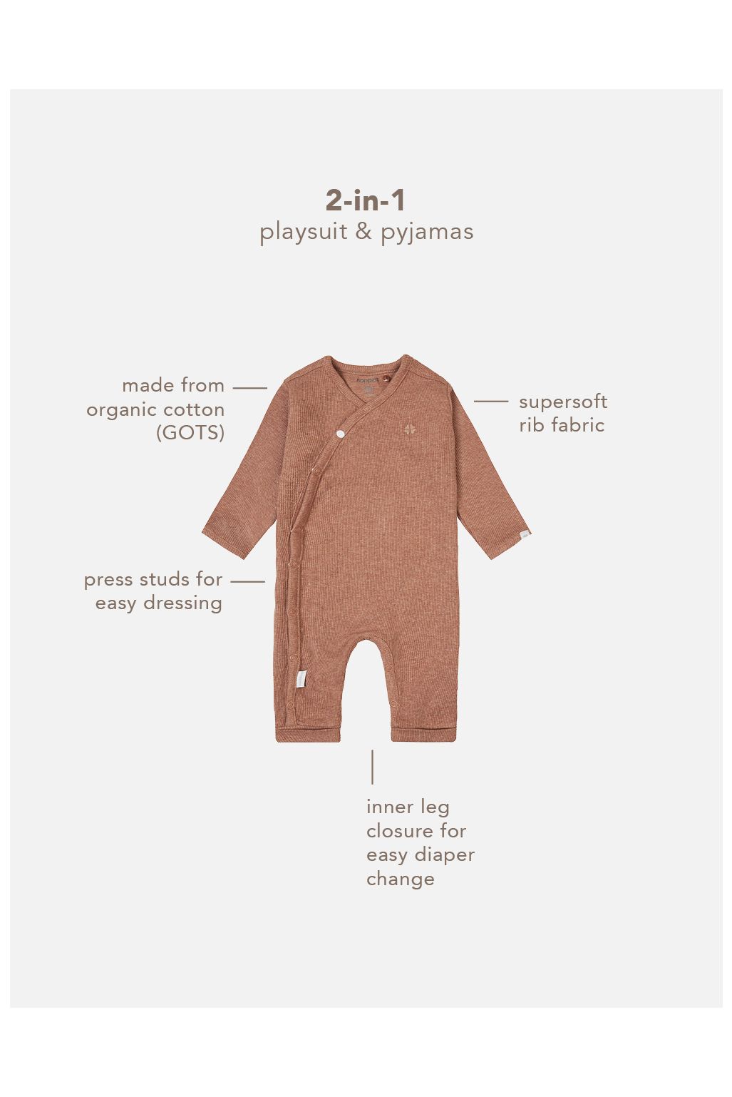 Noppies Boxpak Nevis - Cafe Au Lait Melange