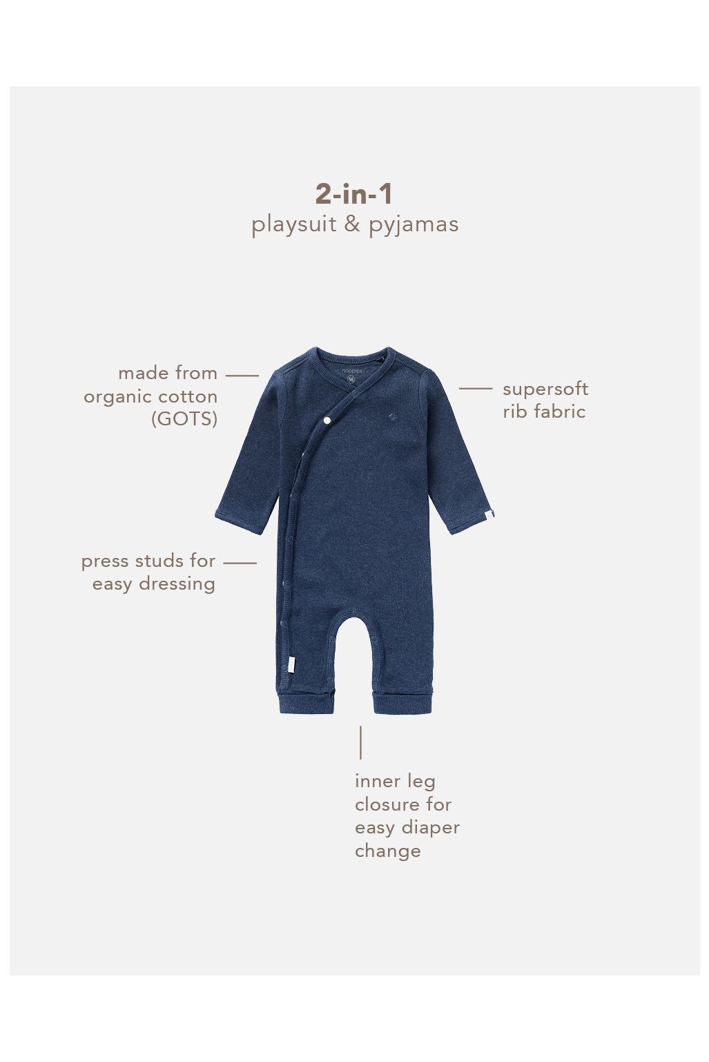 Noppies Boxpak Nevis - Navy Melange