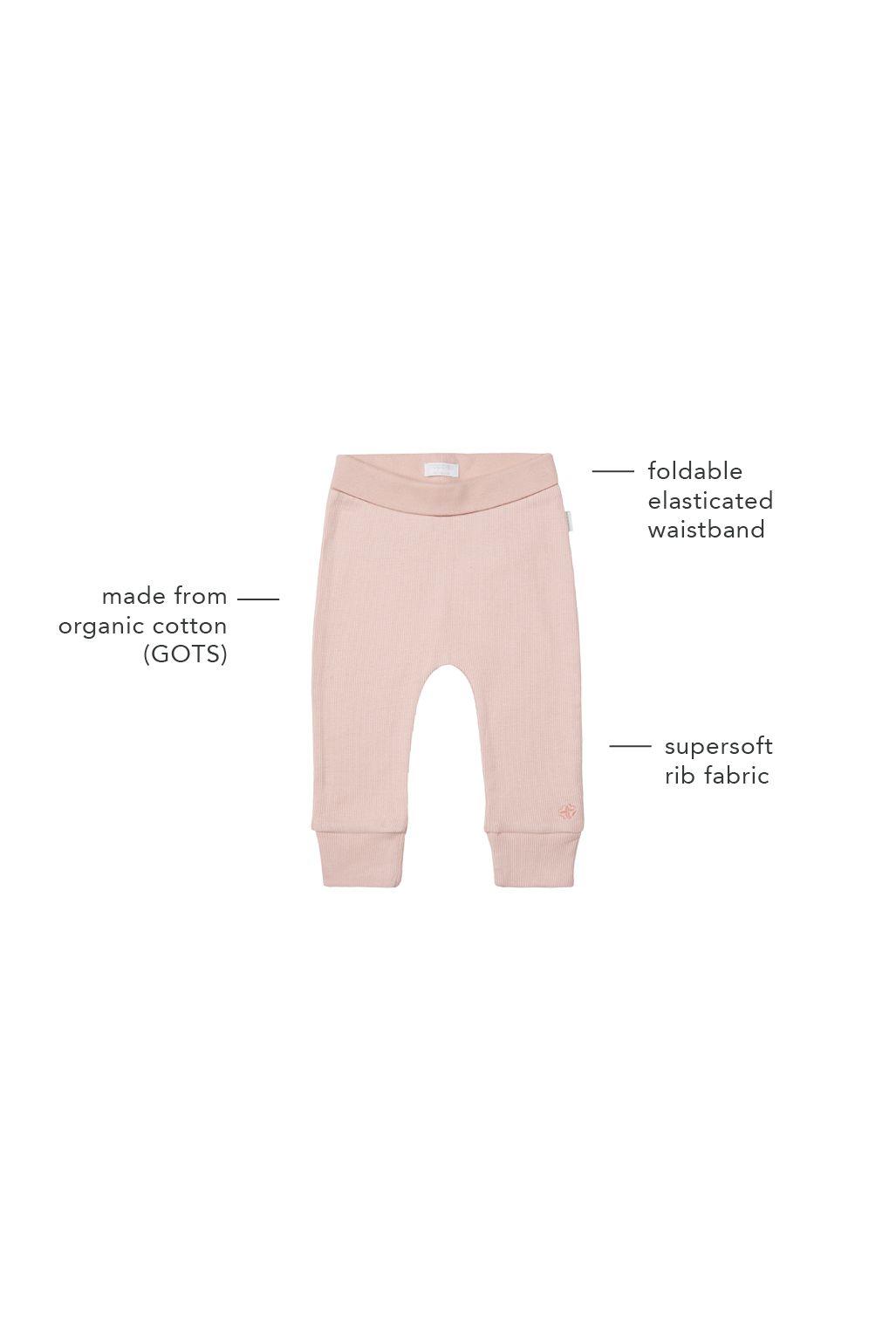 Noppies Broek Naura - Rose Smoke