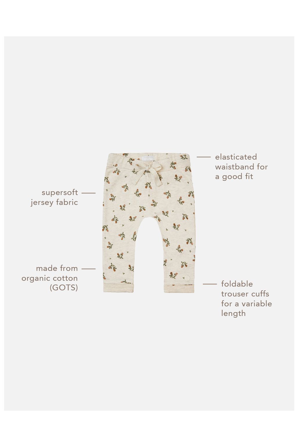 Noppies Broek Niger - Oatmeal