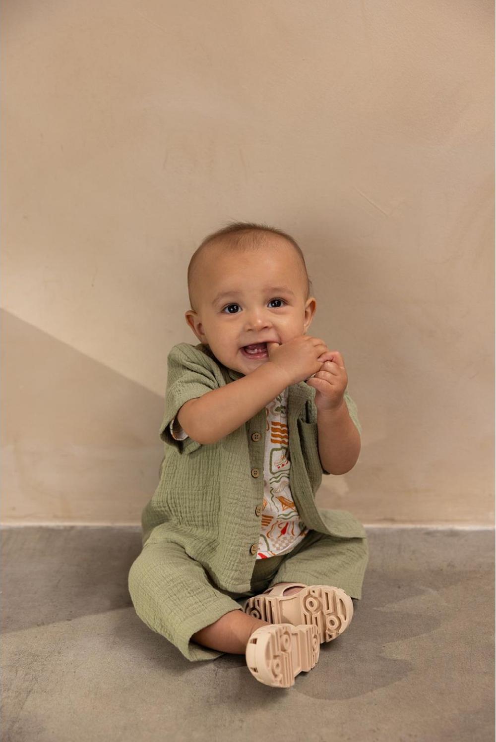 Noppies Broek Oatfield - Oil Green