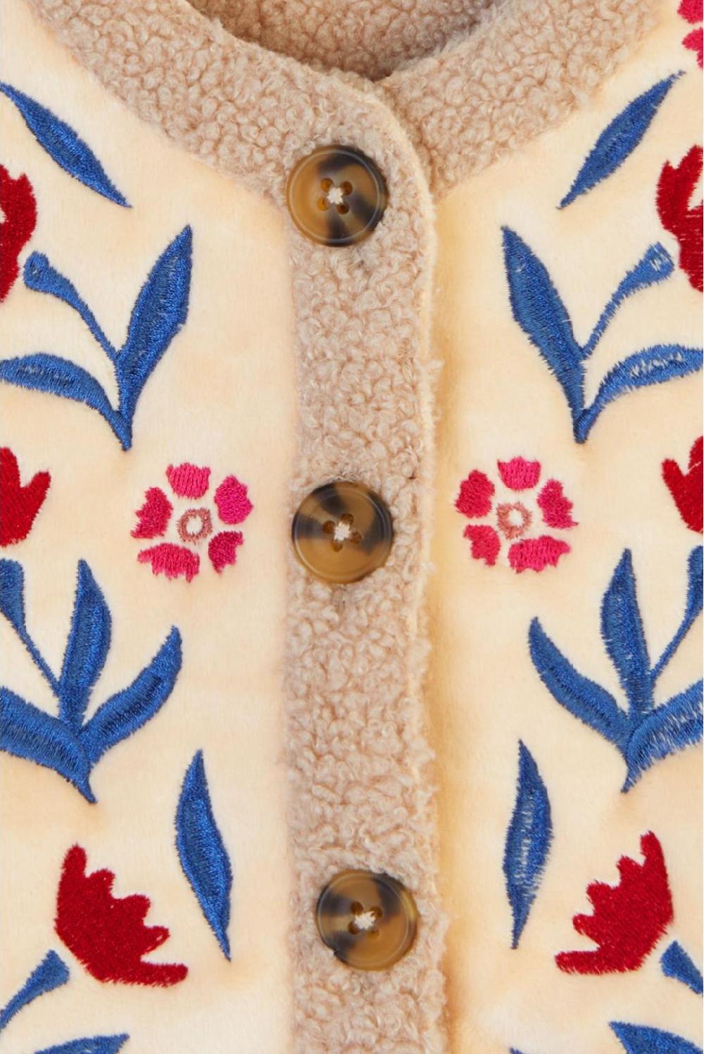 Noppies Gilet Ferin - Butter Cream