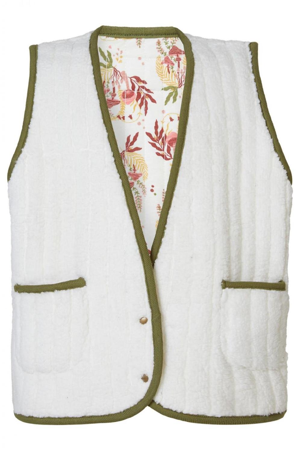 Noppies Gilet Jonestown - Reversible - Butter Cream