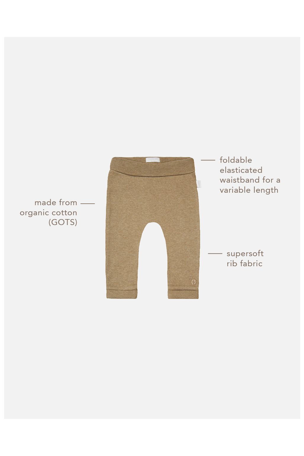 Noppies Joggingbroek Naura - Light Green Melange