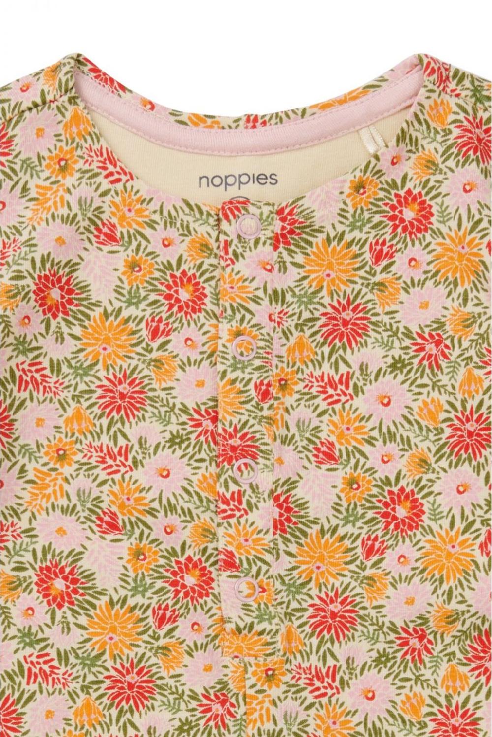 Noppies Jumpsuit Millcreek - Floral Pattern Orange