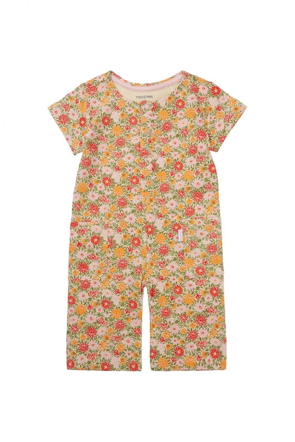 noppies Jumpsuit Millcreek - Floral pattern Orange