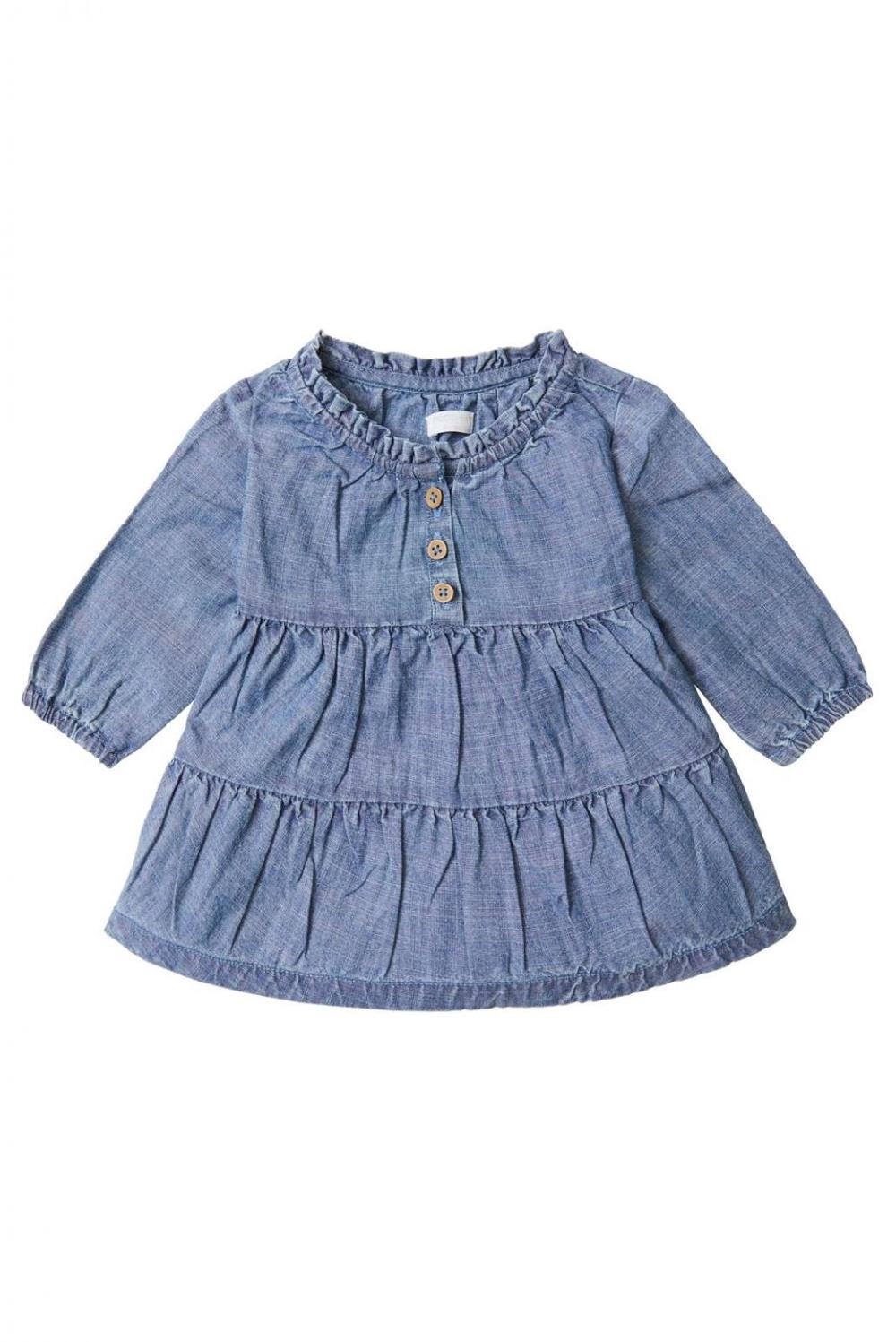 noppies Jurk Cleveland - Light Aged Blue