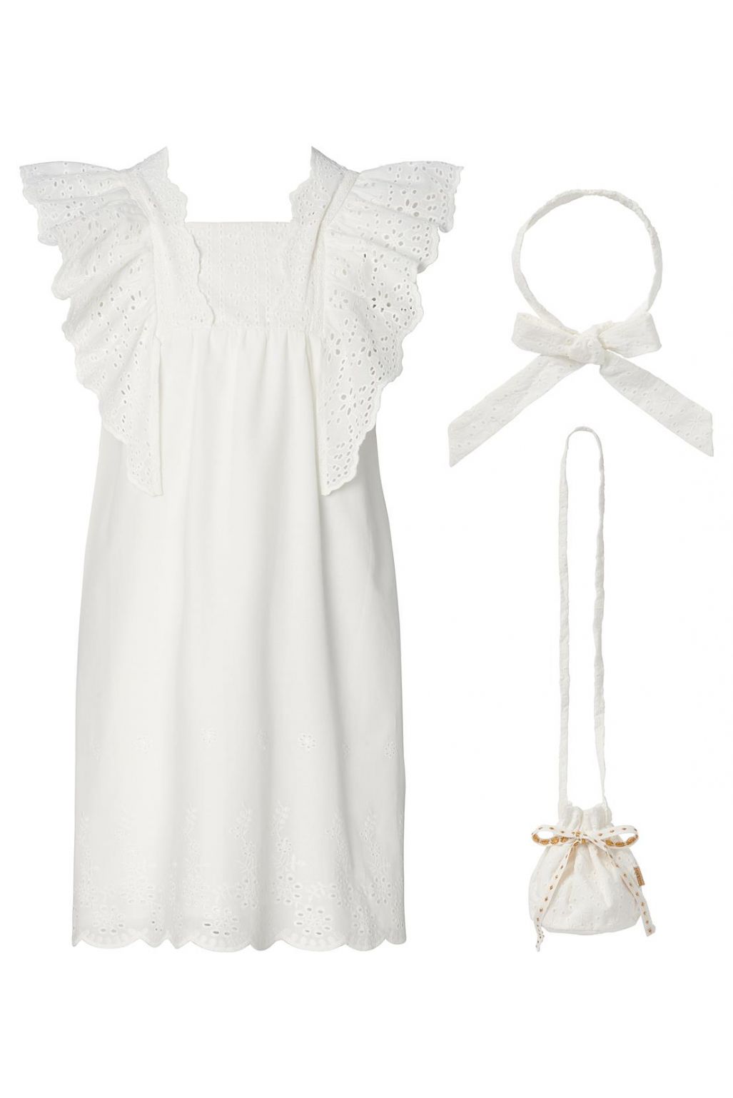 Noppies Jurk Eglin - Bright White