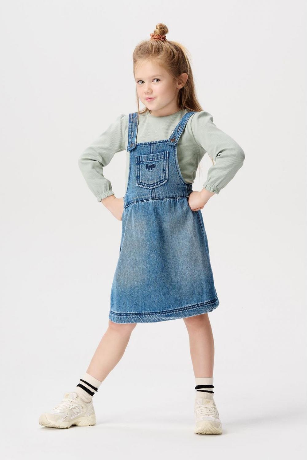 noppies Jurk Evans - Medium Blue Wash