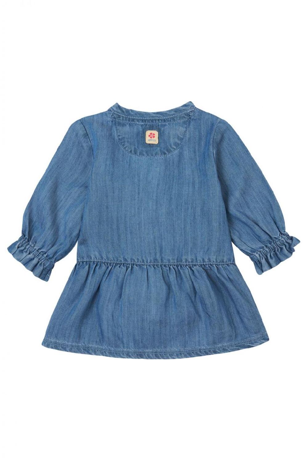 Noppies Jurk Felines - Medium Blue Denim