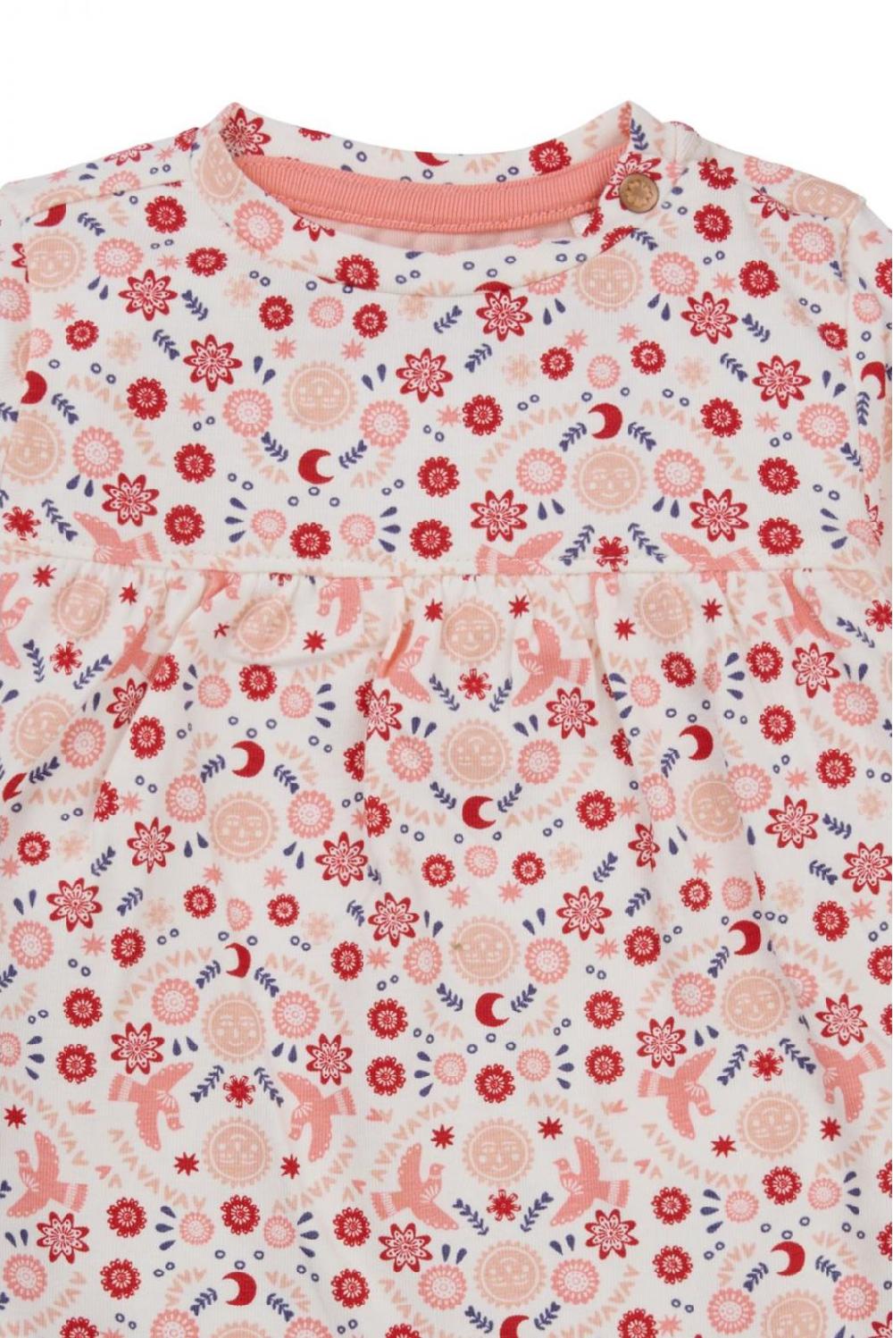 Noppies Jurk Mead - Floral Pattern Pink
