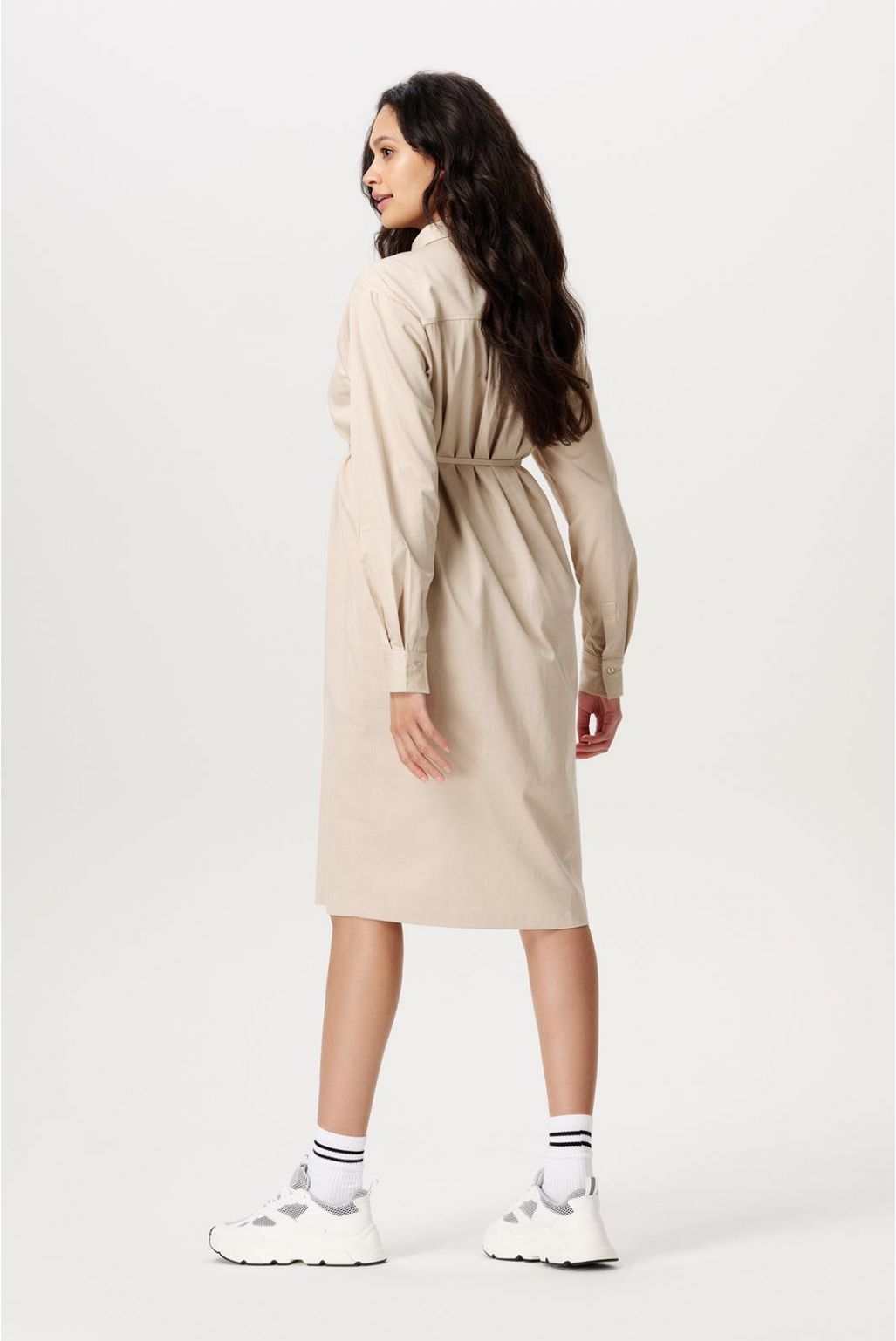 Noppies Jurk Met Voedingsfunctie Akaya - Light Sand