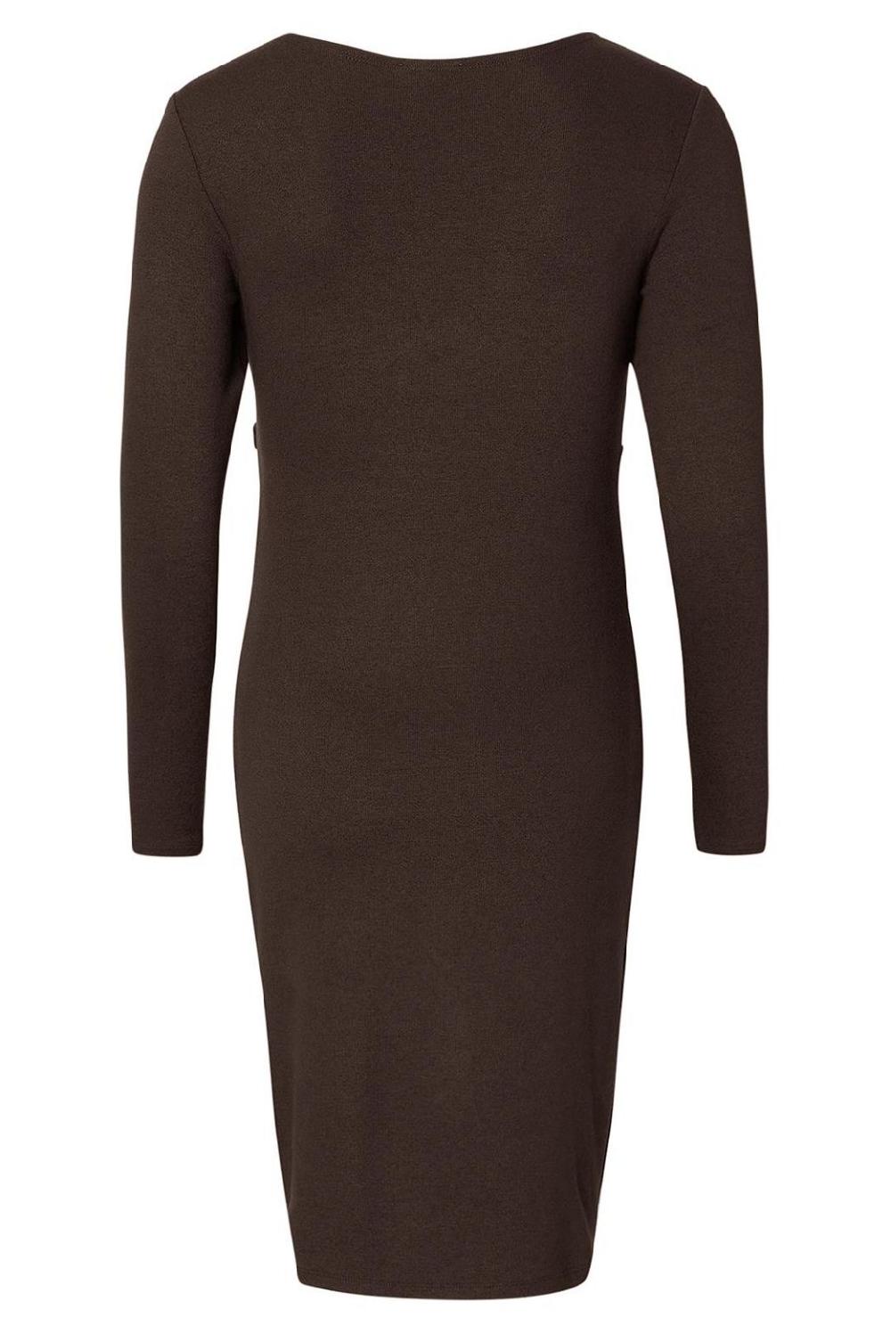 Noppies Jurk Met Voedingsfunctie Asa - Coffee Bean