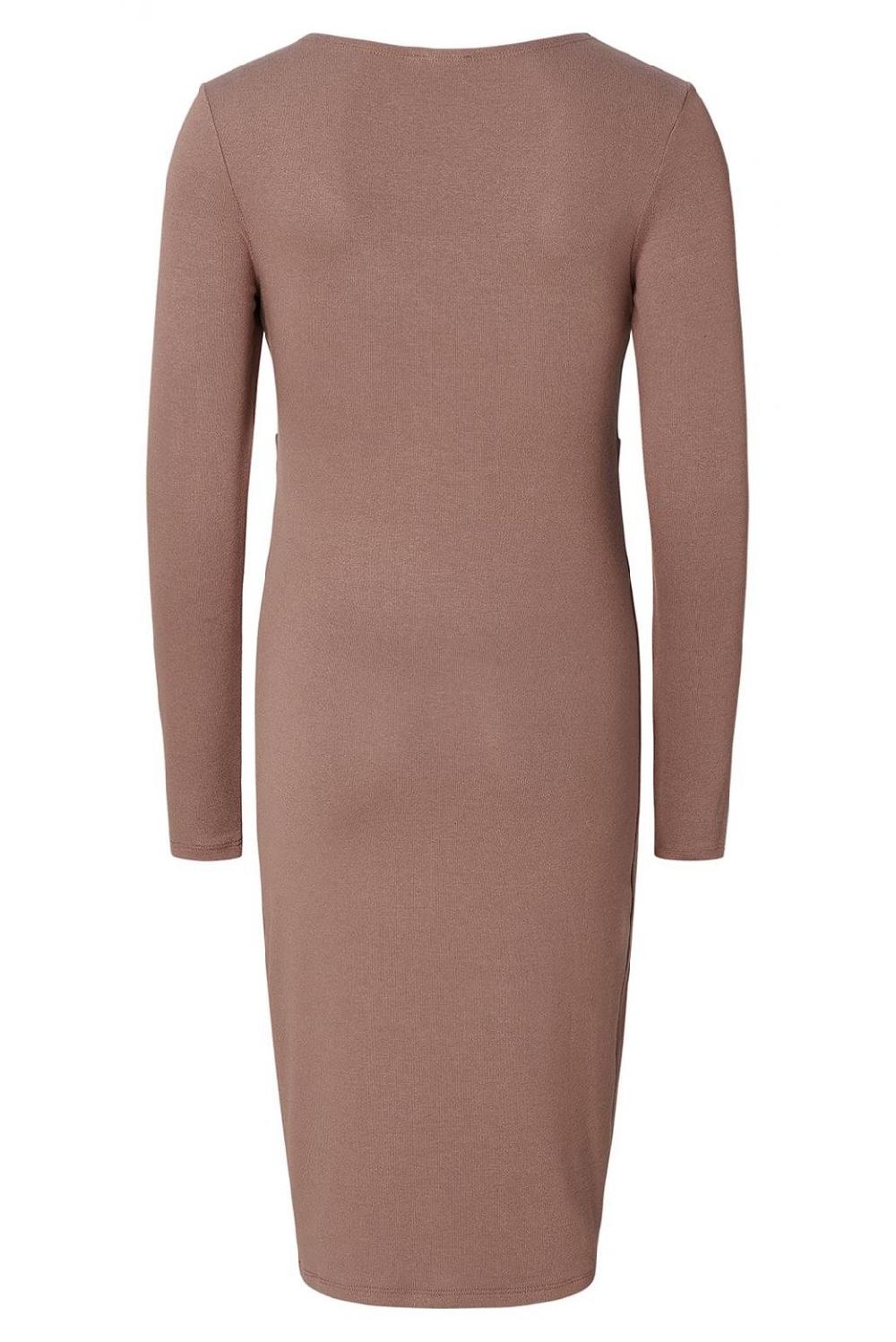 Noppies Jurk Met Voedingsfunctie Asa - Deep Taupe