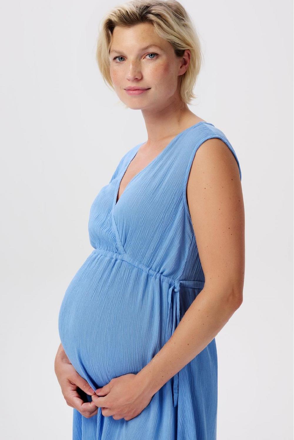 Noppies Jurk Met Voedingsfunctie Han - Cornflower