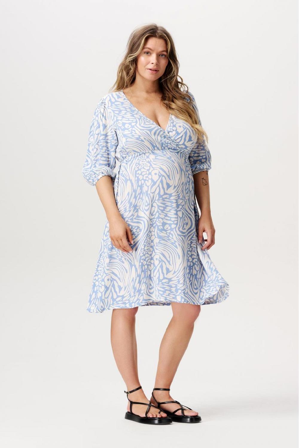 noppies Jurk met voedingsfunctie Keara - Cornflower