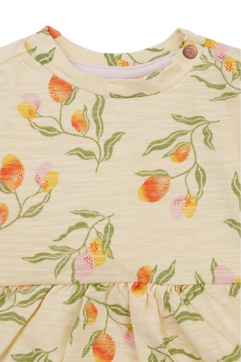 Noppies Jurk Mobinee - Fruit Pattern Medium Yellow