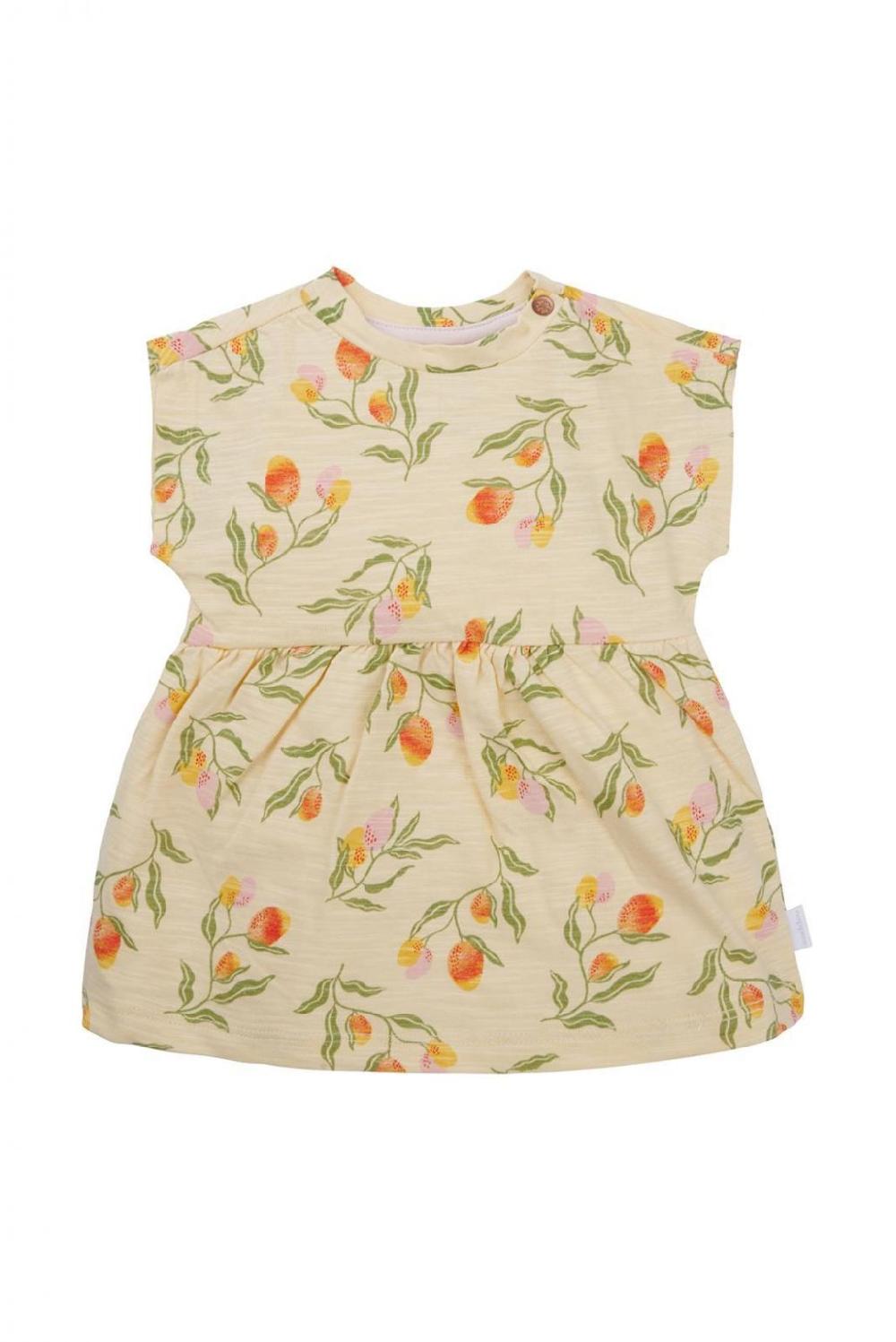 noppies Jurk Mobinee - Fruit pattern Medium Yellow