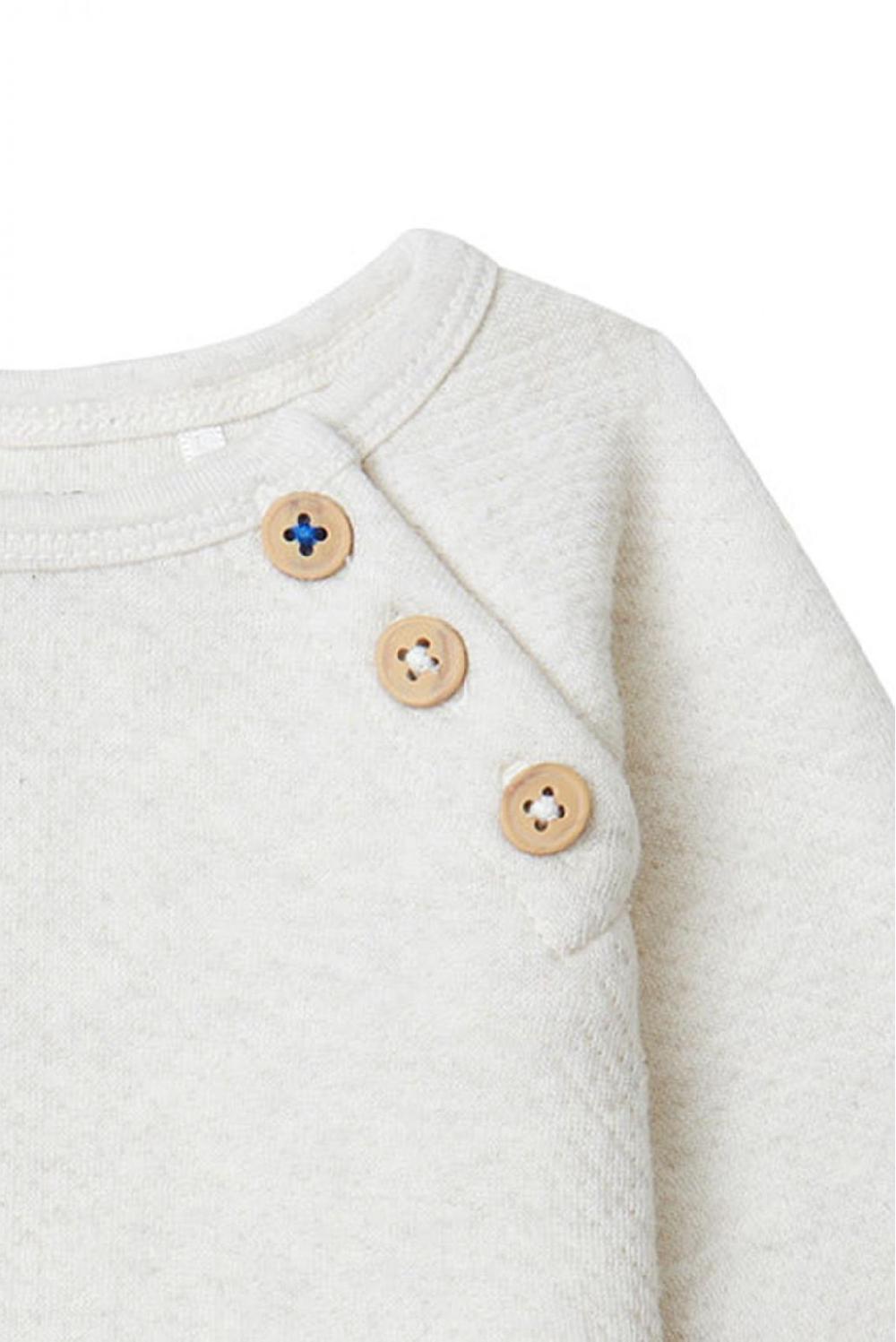 Noppies Longsleeve Barre - Oatmeal