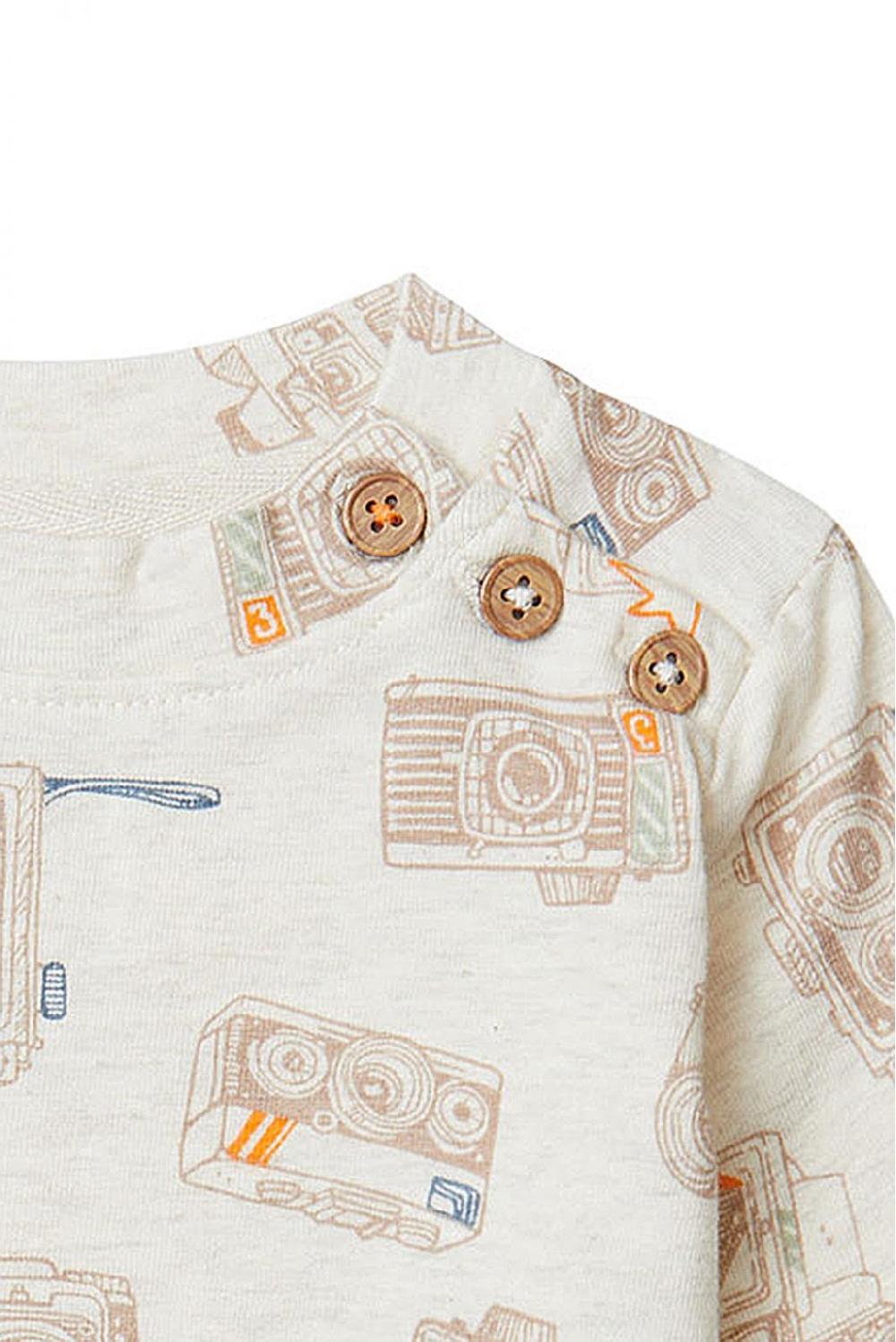 Noppies Longsleeve Baxton - Oatmeal