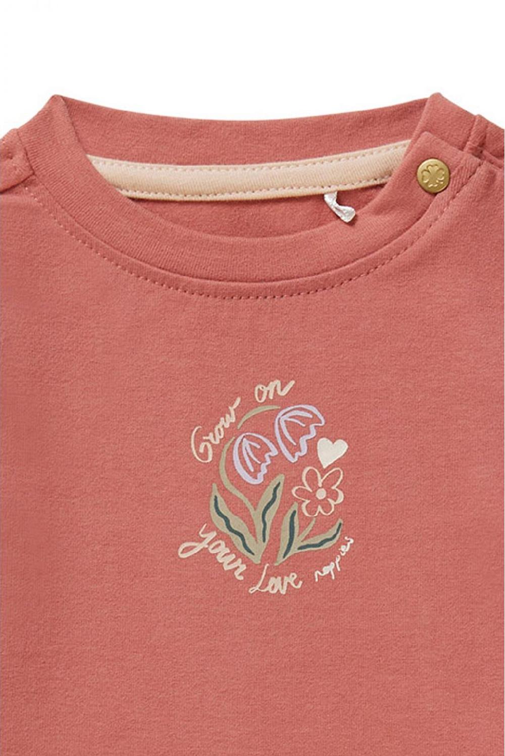 Noppies Longsleeve Charlot - Brick Dust