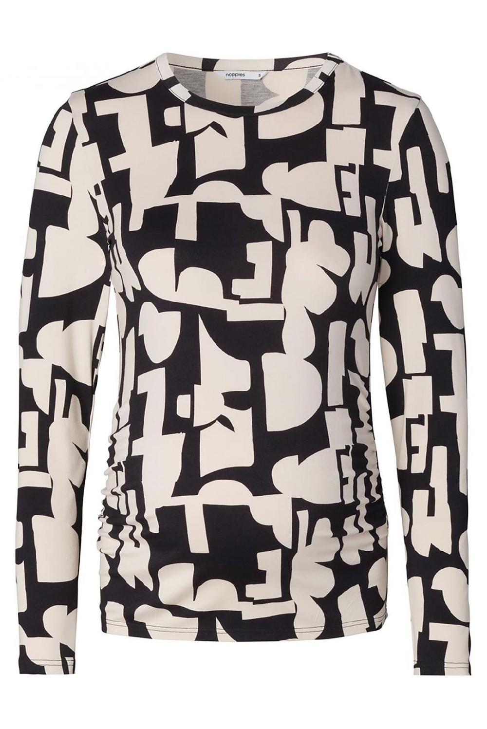 Noppies Longsleeve Eura - Monochrome All Over Print