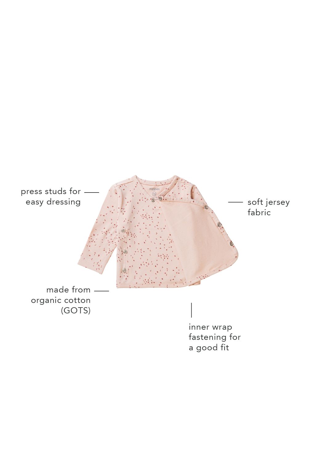 Noppies Longsleeve Nantes - Rose Smoke