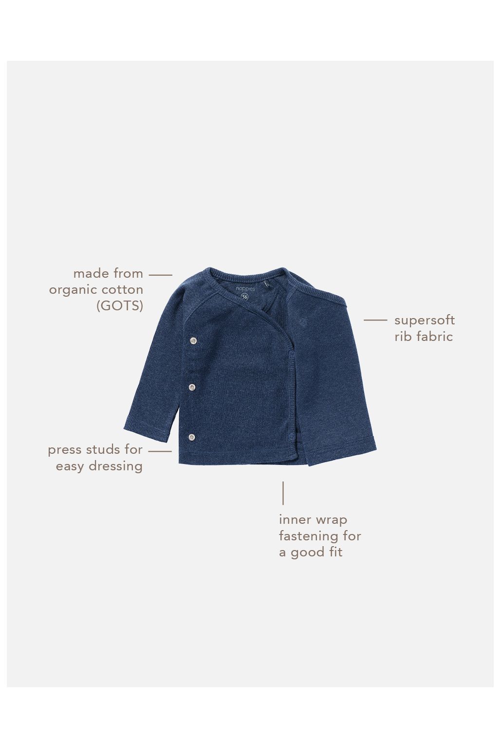 Noppies Longsleeve Nanyuki - Navy Melange