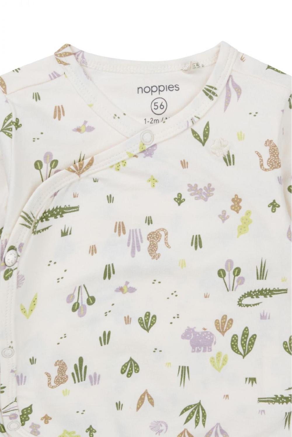 Noppies Longsleeve Ojai - Animals Pattern Off White