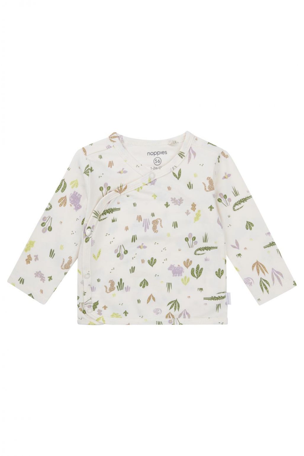 noppies Longsleeve Ojai - Animals pattern Off white