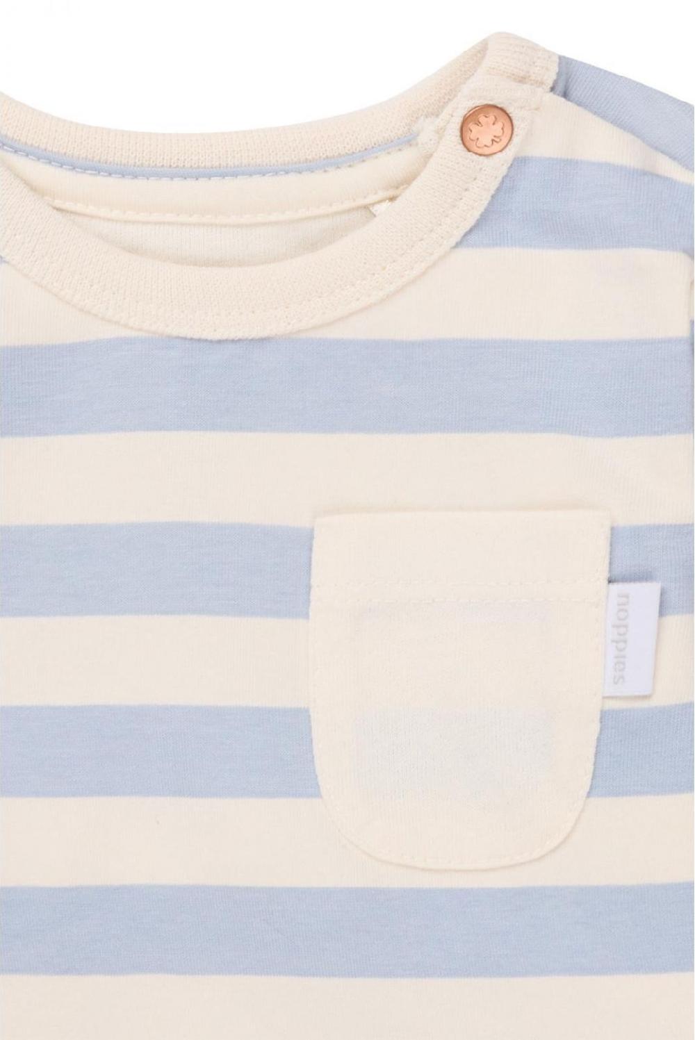 Noppies Longsleeve Otis - Stripe Pattern Light Blue