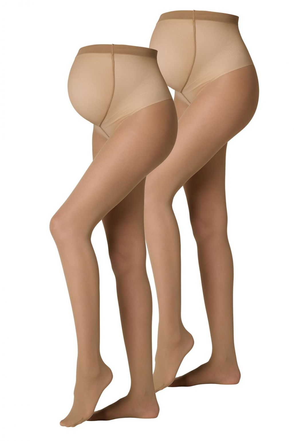 noppies Panty 2-Pack maternity tights 20 Den - Nude