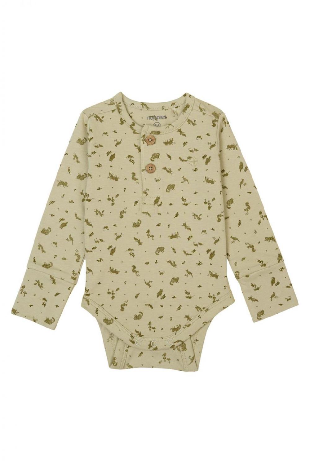 Noppies Romper Gema - Moss Gray