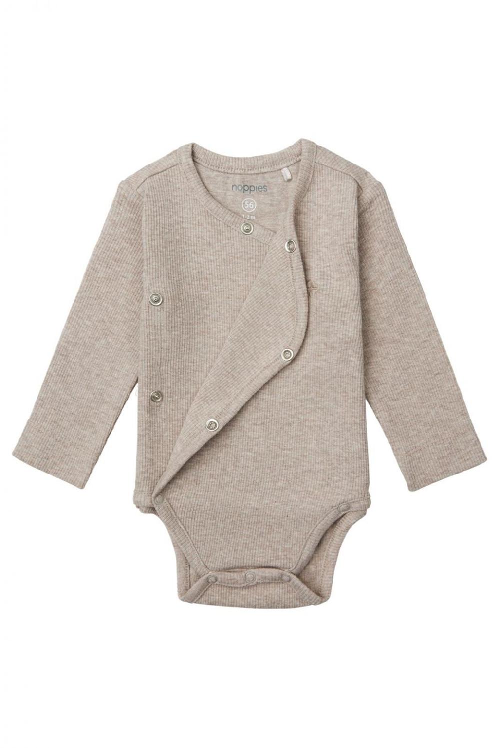Noppies Romper Nino - Taupe Melange